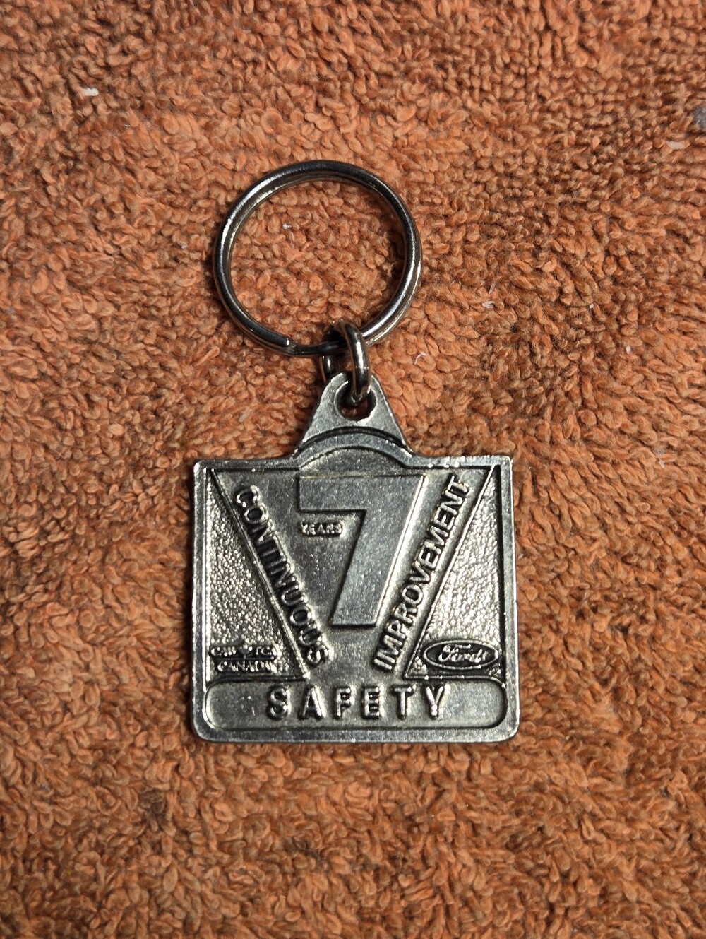 Vintage Ford Windsor Engine Plant #1 V8 Keychain